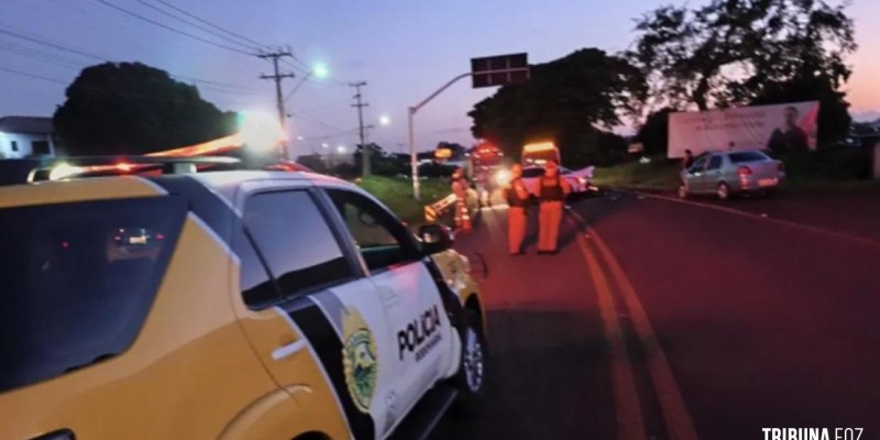 Três pessoas ficam feridas em acidente entre Marechal Cândido Rondon a Nova Santa Rosa